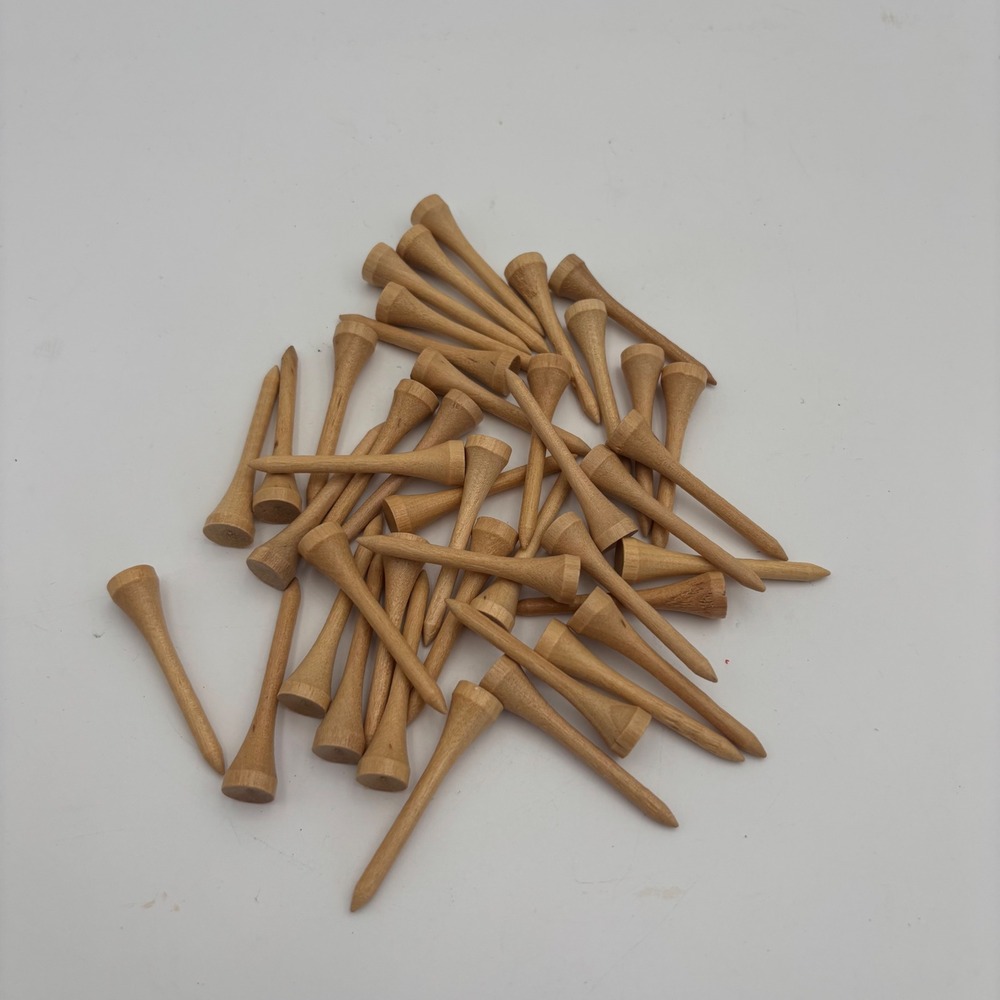 Wilson Ultra Golf Tees Unisex 2 1/8" Natural Wood Excellent 42 Count Lot